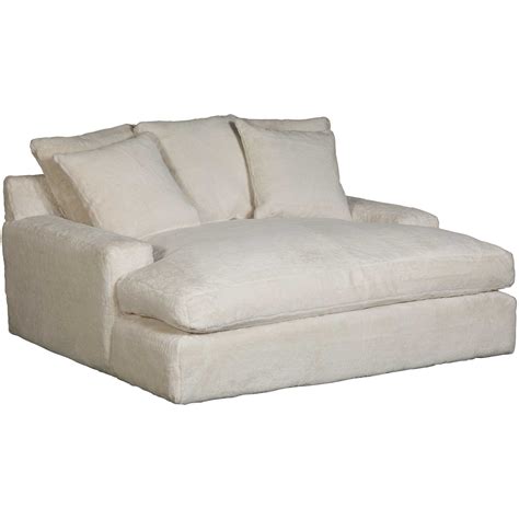 Luxe Pearl Beige Double Chaise | D2-92911 | AFW.com