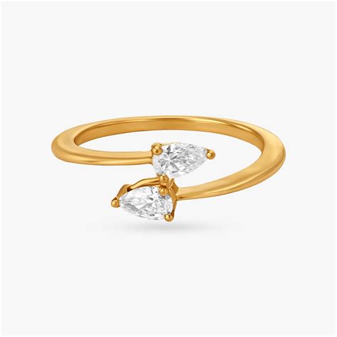 Petite Overlapping Diamond Ring
