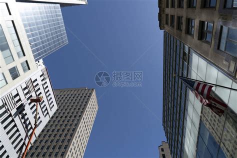 纽约市第五大道摩天大楼高清图片下载-正版图片504612889-摄图网