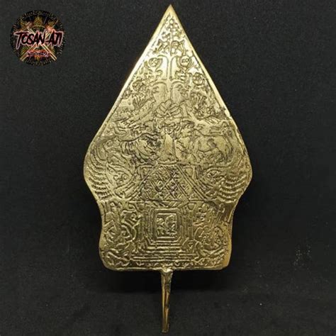 Jual Koleksi Gunungan Wayang Antik Ukir Detail Bahan Full Kuningan ...