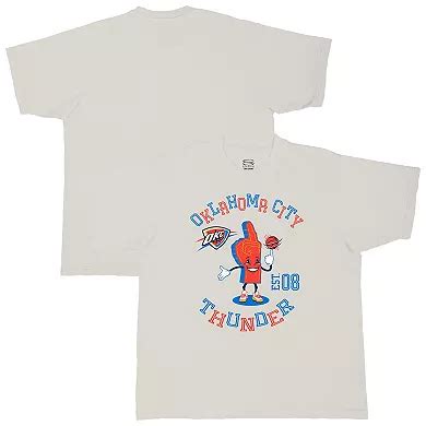 Men's Stadium Essentials Cream Oklahoma City Thunder Number One ...