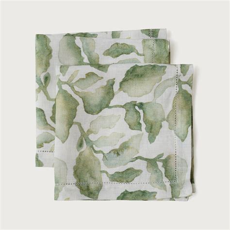 Cascade Green Table Napkins | Set of 2 – SanctuaryLiving