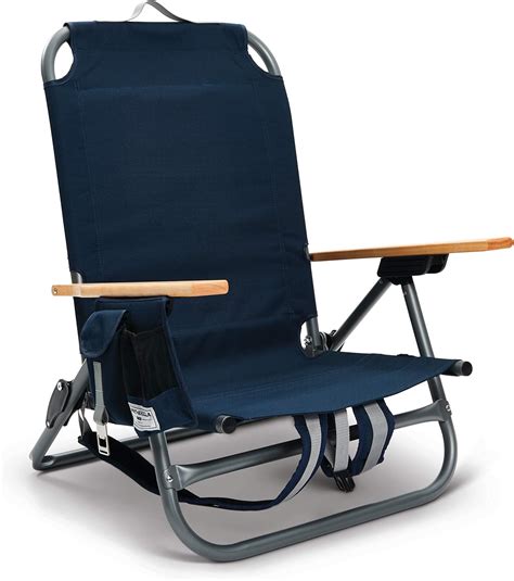 Sport-Brella Lightweight Folding Beach Chair with Cup Holders and India ...