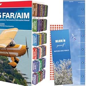 Index Tabs for 2025 FAR/AIM, Color-Code and Laminated FAR AIM 2025 Book ...