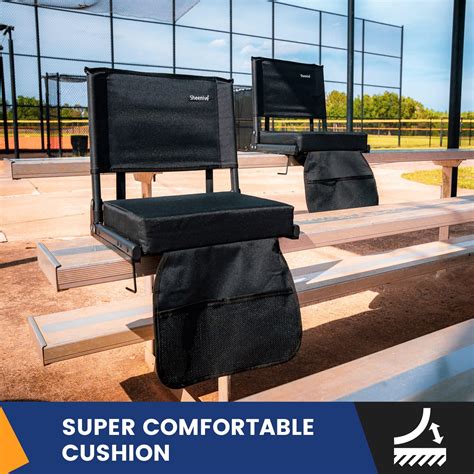 Sheenive Stadium Seating for Bleachers, Bleacher Seat with Backrest ...