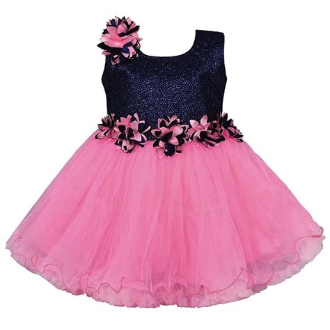 Wish Karo Baby Girls Frocks Dress for Girls-(fr1005bpnk_Baby Pink_9 ...