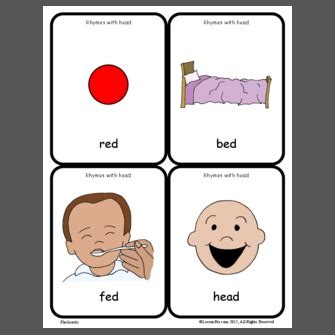 Rhymes with head