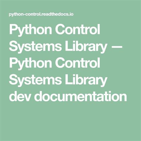 Image result for Control System Engineering Python
