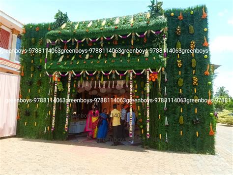 Panthal Decoration Green Boys - Event Managers - Udumalaipettai | Vkno ...
