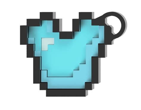 Image result for Minecraft 3D Keychain