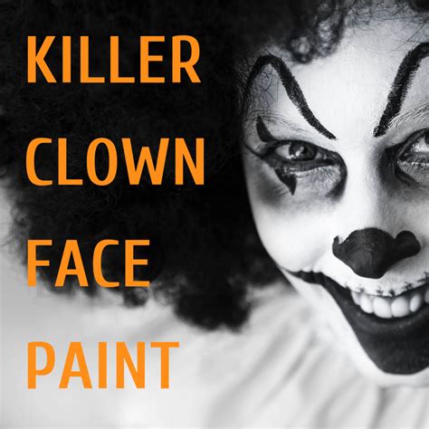 Killer Clown Halloween Face Paint Tutorial - HubPages
