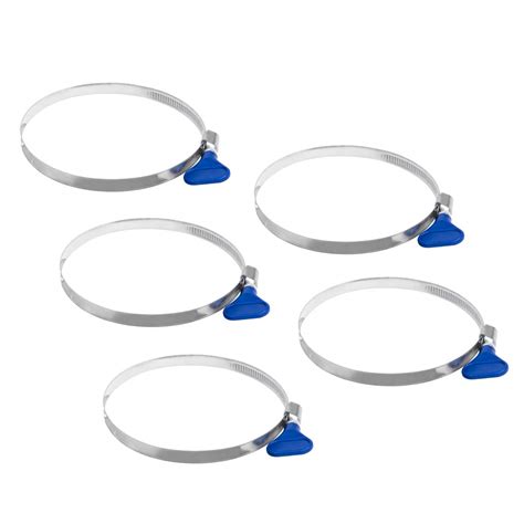 Buy POWERTEC 70248 Key Hose Clamp | Stainless Steel Thumb Screw Dust ...