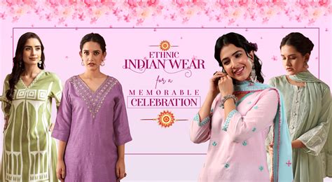Raksha Bandhan Ready: Elegant Ethnic Indian Wear for Festivities ...