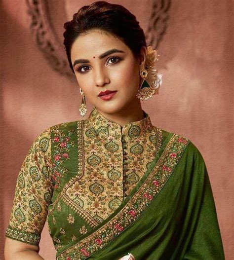 हाइ नेक ब्लाउज़: विंटर स्पेशल ब्लाउज़ कलेक्शन - DusBus