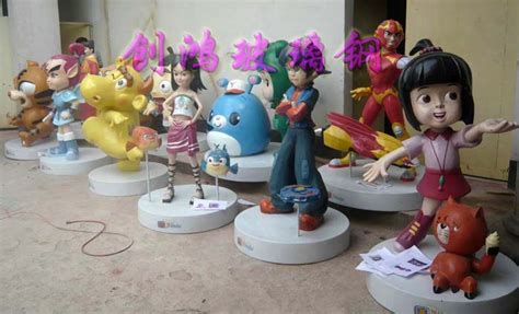 玻璃钢卡通雕塑定制小娃娃放大版雕塑节日吉祥摆件 - 惠州市纪元园林景观工程有限公司
