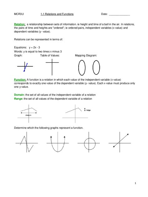 Fillable Online 1.1 Relations and Functions 1 .Completed Note.pdf Fax ...
