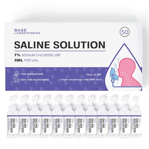 Snapklik.com : 7% Saline Solution For Nebulizer Machine Saline Solution For Inhalation & Nasal ...