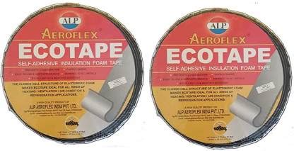 ALP AEROFLEX ALP ECOTAPE NITRILE RUBBER ADHESIVE INSULATION TAPE 9.1 m ...