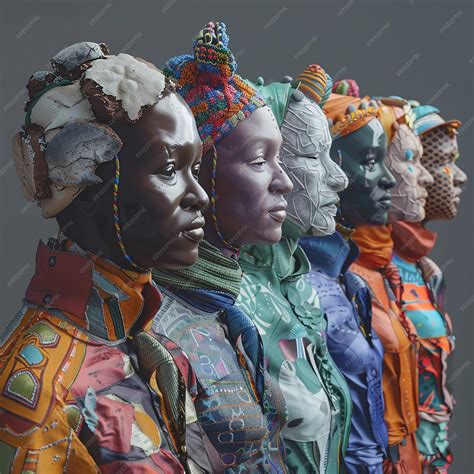 Premium Photo | 3d rendered photo of concept of unity in diversity representing different ...