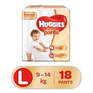 Huggies Ultra Soft Pants, Large Size Premium Diapers, 18 Counts ...