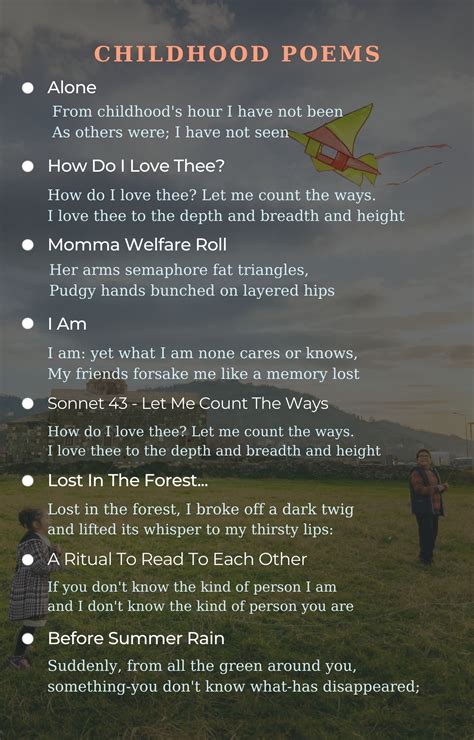 Short Poems About Memories