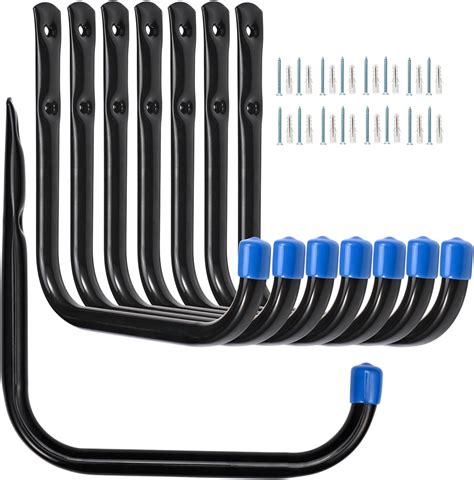 Locawaya 6.7In Garage Storage Utility Hooks, Heavy Duty Ladder Hooks ...