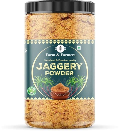 Farm & Farmers Natural Premium Quality Original Jaggery Powder- 400GM ...