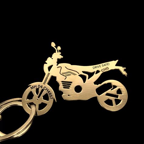 Bajaj Freedom Personalized Keychain | Custom Bike Accessories | Name ...