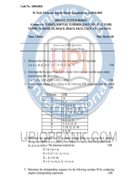 Digital System Design | PDF | Electronic Engineering | Computing
