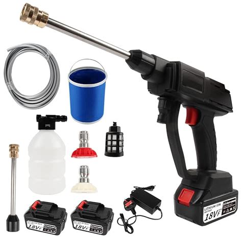 Buy YASSIMY 18V Cordless Pressure Washer, Portable Pressure Cleaner Jet ...