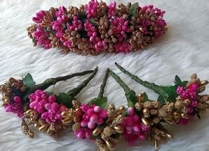 The Giftery Pink, Gold Wild Flower Artificial Flower Price in India ...