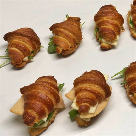 Mini Croissant Sandwiches - minimum order 30 pcs - Munich Finest Bakery