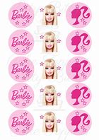 Image result for Barbie Cupcake Toppers