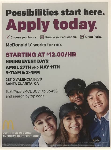 Does Mcdonald's Hire At 15