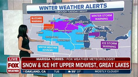 Winter Weather Alerts continue for Northern Plains, Upper Midwest ...