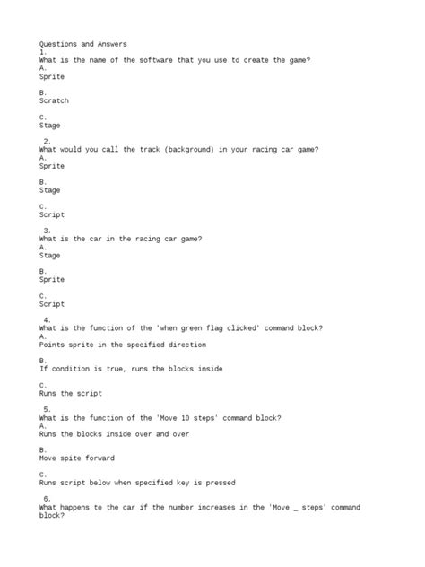 Image result for Scratch Quiz Examples