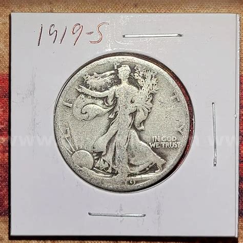 Beautiful Liberty Half Dollar 1919-S | GovDeals
