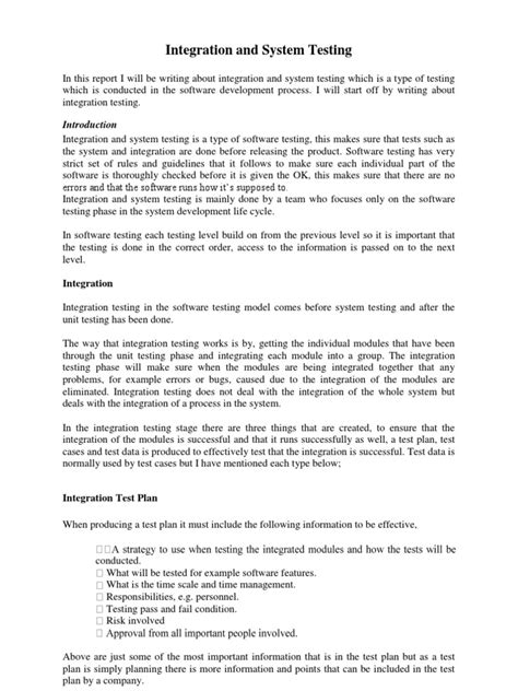 Image result for Test Script System Integration Testing