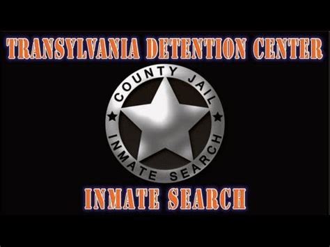 Transylvania County Detention Center Inmate Search | County jail, Jail ...