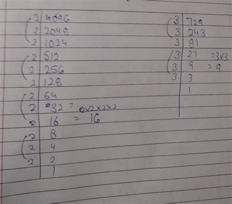 find the cube root of 4096 and 729 by prime factorizion - Brainly.in