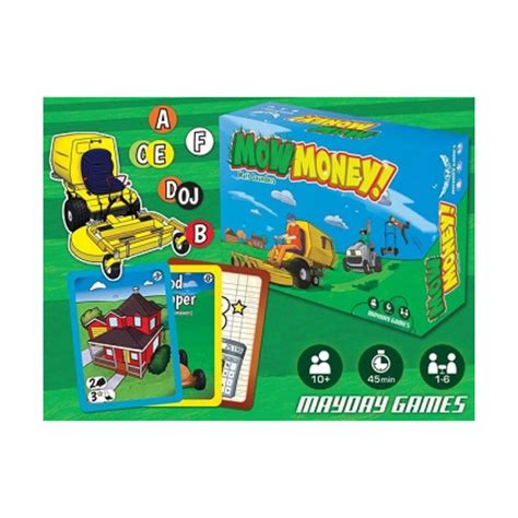 Mow Money Card Game - Fun Family Board Game