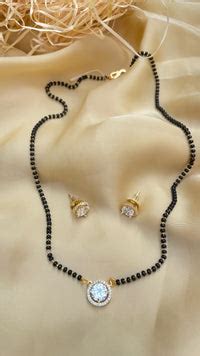 Thumbnail for Kajal Aggarwal Wedding Inspired Gold American Diamond ...