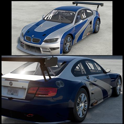 NFS Most Wanted BMW M3 GTR, updated. Livery in comments : granturismo