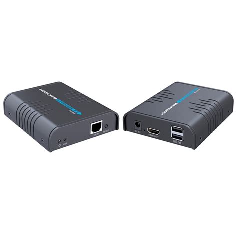 E-SDS 1080P HDMI KVM Extender Over Single Cat5/5E/6/7 Ethernet Cable ...