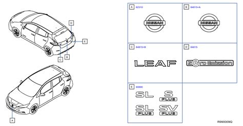 Nissan Leaf Hatch Emblem - 90896-5SF0A | Murfreesboro Nissan, MURFREESBORO TN