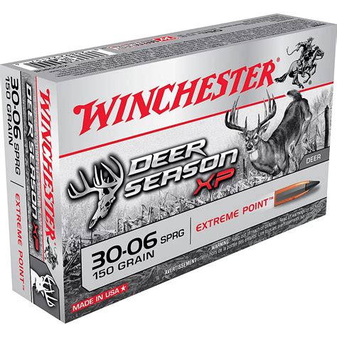 Winchester Deer Season XP .30-06 Springfield 150-Grain Rifle Ammunition ...