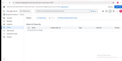 Enabling APIs and creating credentials in Google Console ...