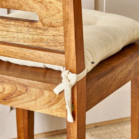 Buy Poise Thread Striped Chair Pad - 40x40cm from Home Centre at just ...