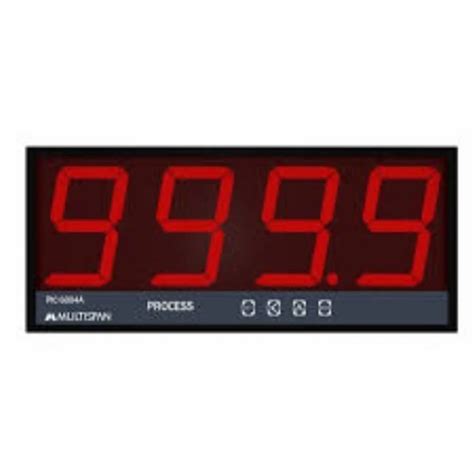 PROCESS CONTROL METER & JUMBO DISPLAYS - Process Indicator - 6 Digit ...
