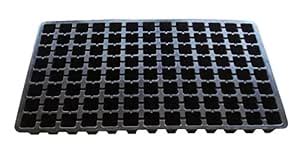CRODOR Unique Plastic Seed Tray Set (104 Cells, 0.7mm, Black) - 5 ...